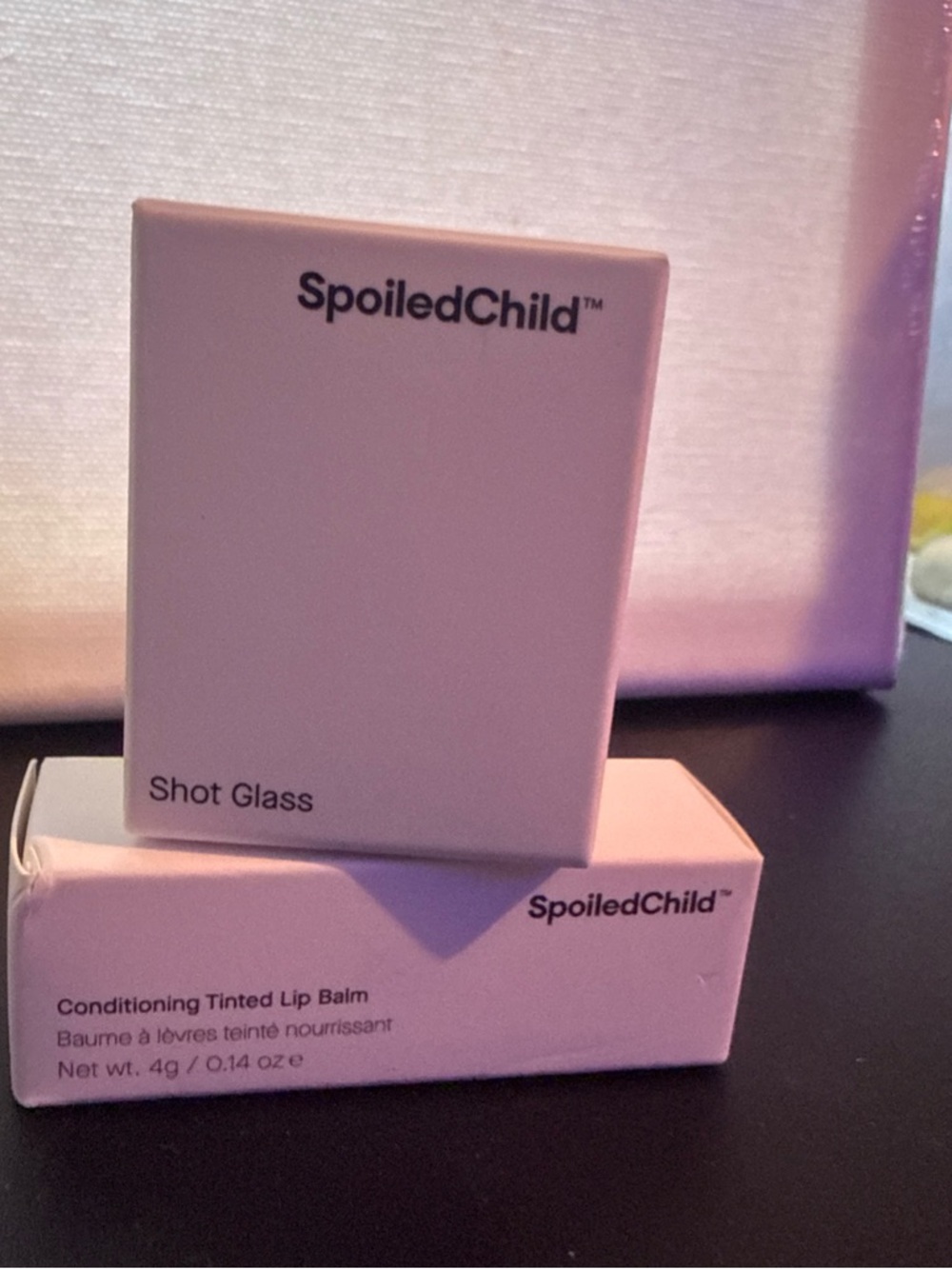 Spoiled Child E27 Collagen Shot Glass with Conditioning Smoothing Lip Balm-PLUM - Picture 4 of 6
